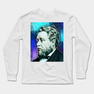 Charles Spurgeon Portrait | Charles Spurgeon Artwork 7 Long Sleeve T-Shirt